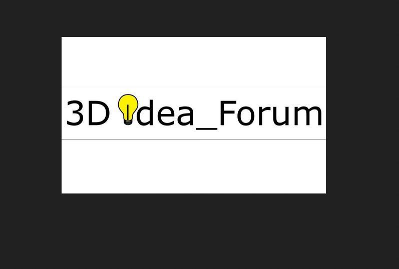 3D Idea Forum