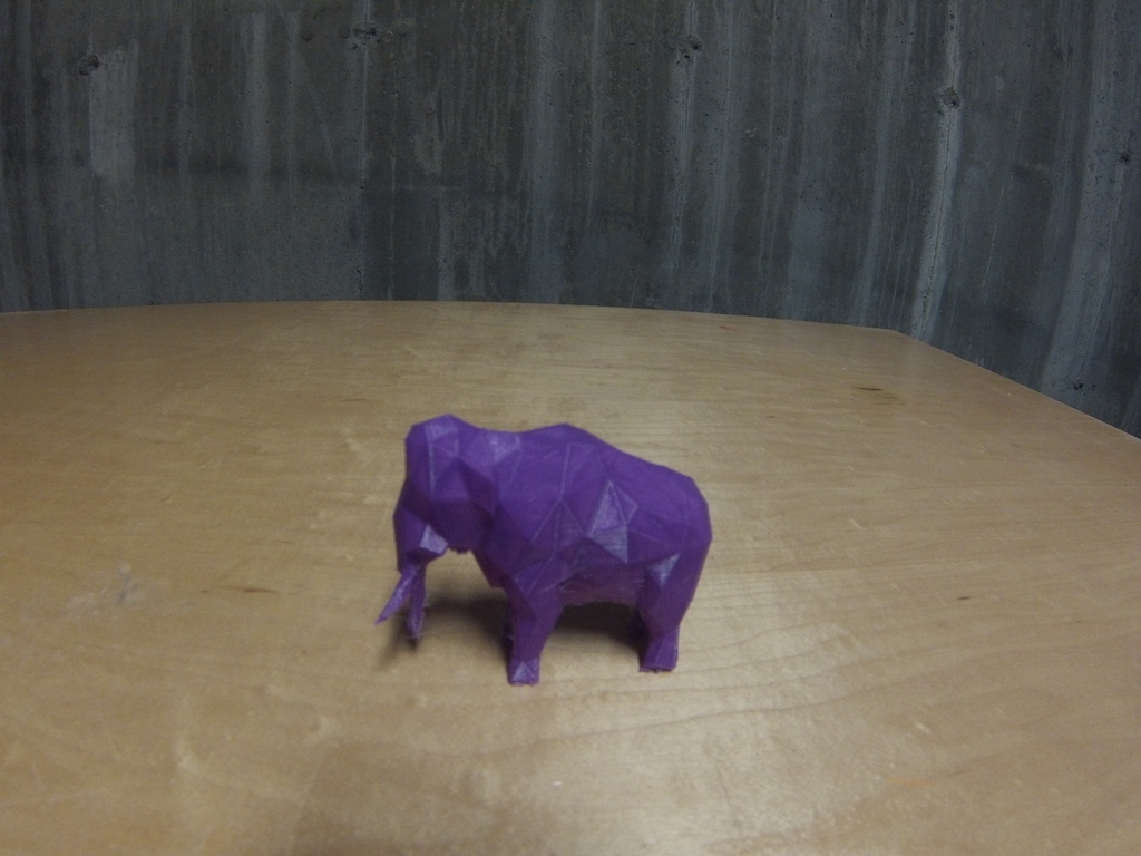 Low-Poly Woolly Mammoth