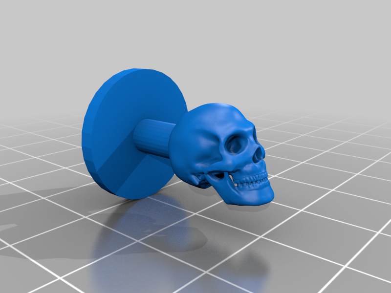 Skull Cook Button