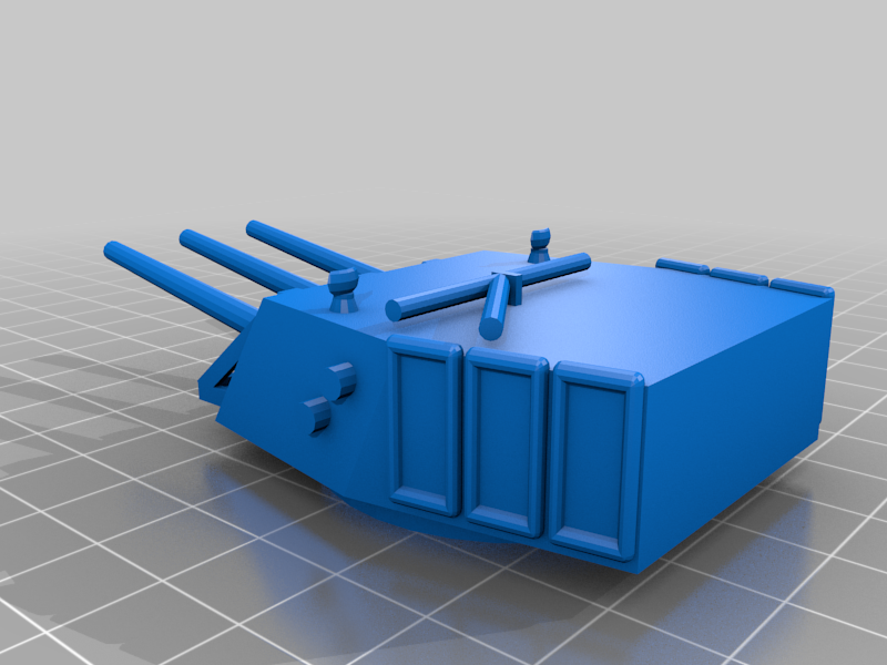 8" gun turret- Des Moines Class