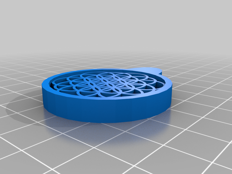 Flower of Life Sacred Geometry Pendant 1