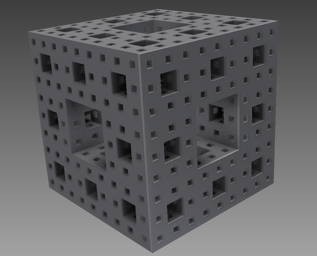 Level 3 Menger Sponge