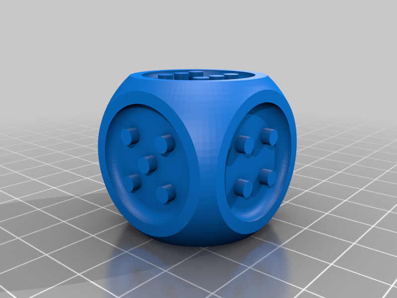 Tactile Braille Dice