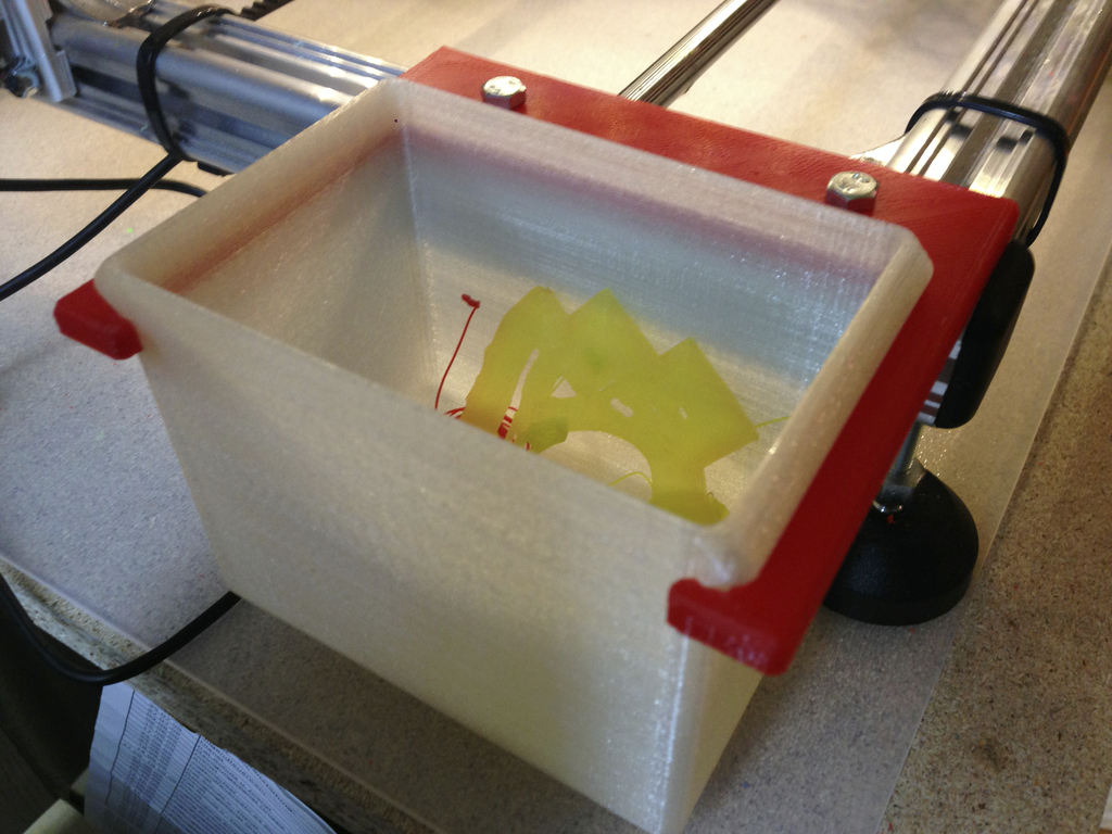 Filament garbage bin for K8200