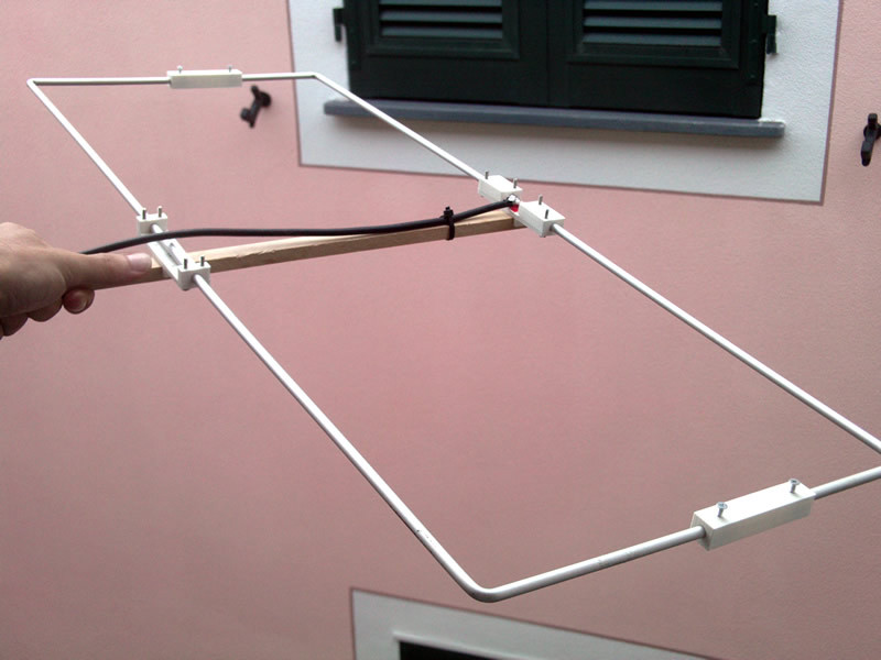 Ham Radio Portable Moxon Antenna VHF 145 MHz - supports