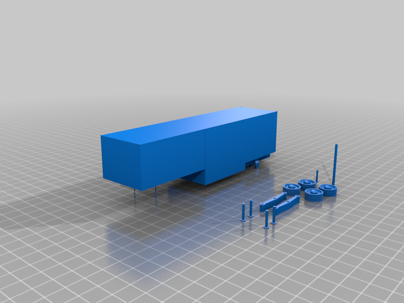 box trailer for Semi Truck