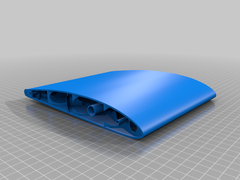Complete 1133mm Clark-y airfoil wing (similar to 3dlabprint)
