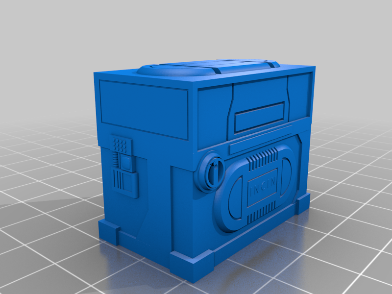 Sci fi Dumpster / Incinerator
