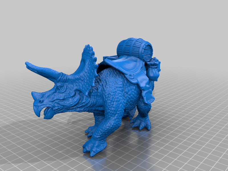 Triceratops beast of Burden for DnD