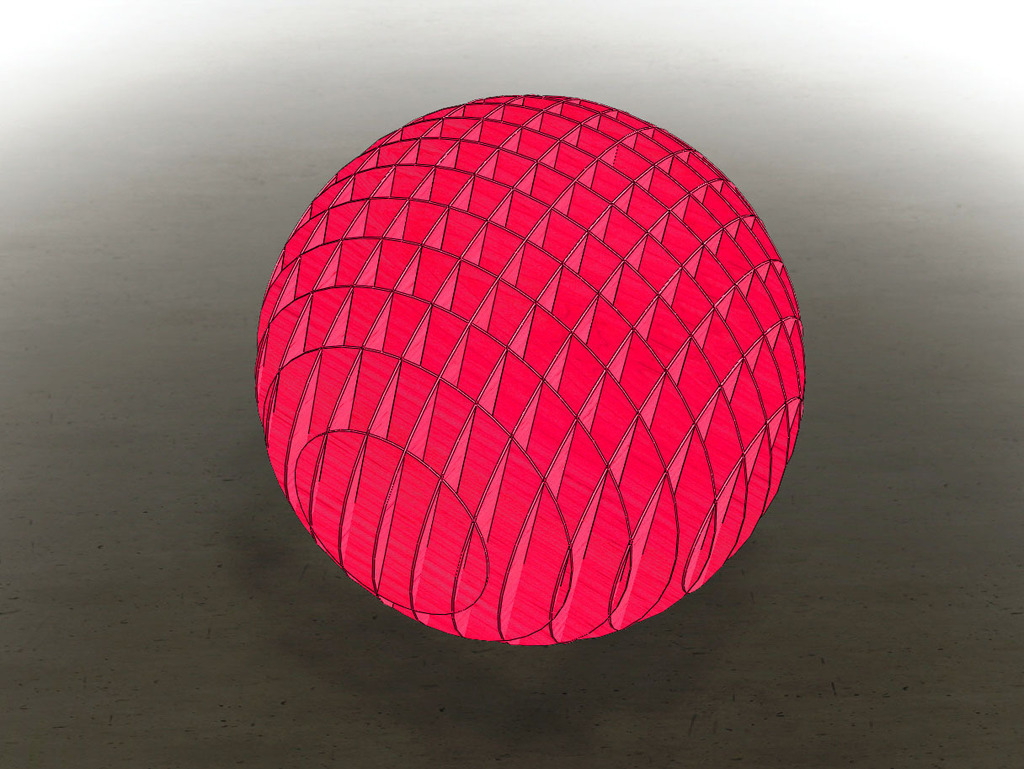 LaserCut - 3D Puzzle Paperball