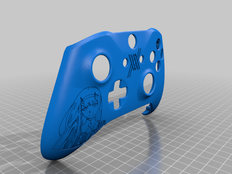 Xbox One S Custom Controller Shell: Darling In the Franxx - Kokoro Edition