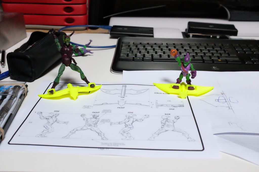 Green Goblin glyder / Aile volante Bouffon Vert