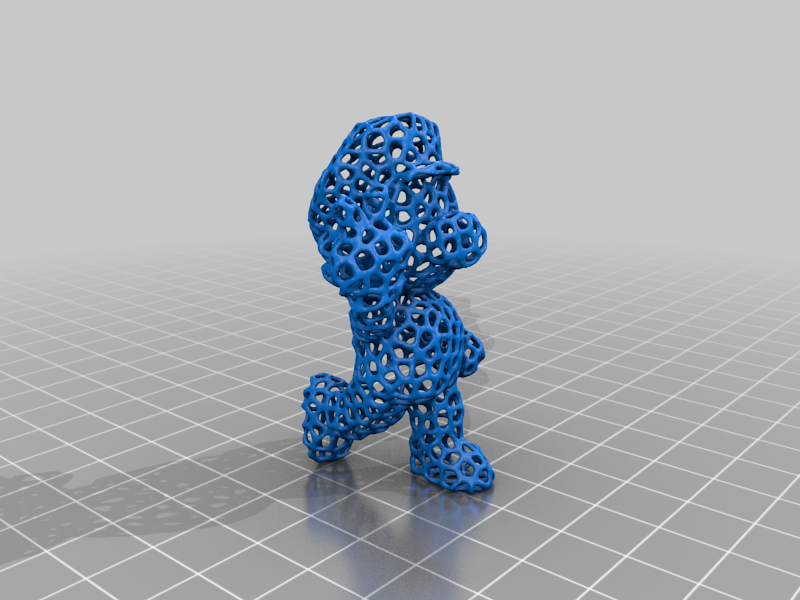 Voronoi Remix of Nintendrew's Sm64 Mario Amiibo