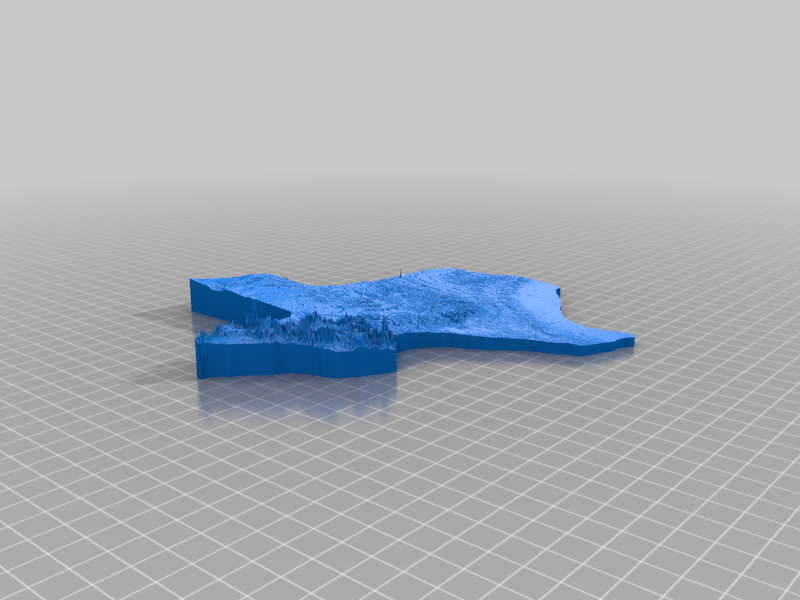 Texas elevation map