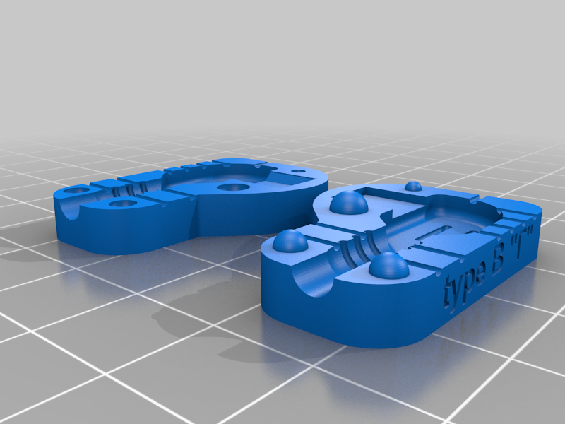 Press mold for MicroUSB type B like "Г"