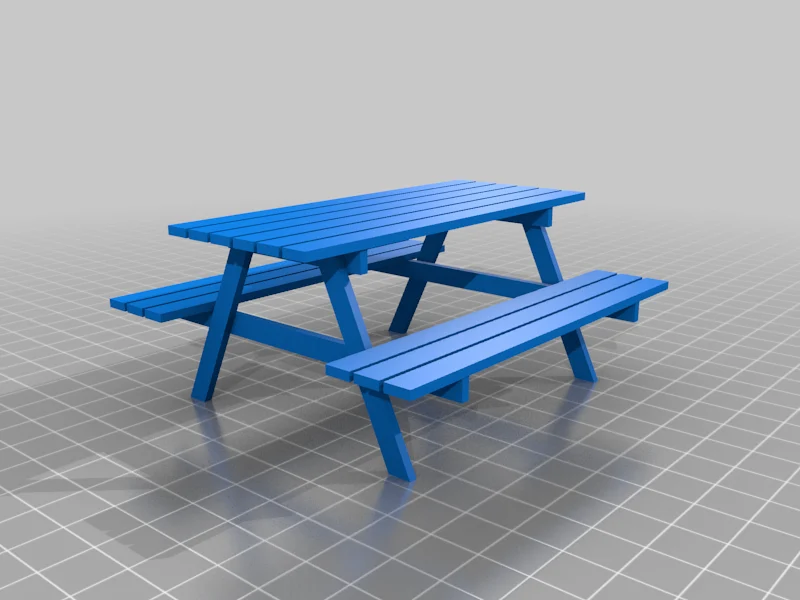 Doll house stuff - Picnic table