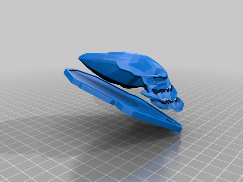 Predator/ Halo Skull Wall Plak?