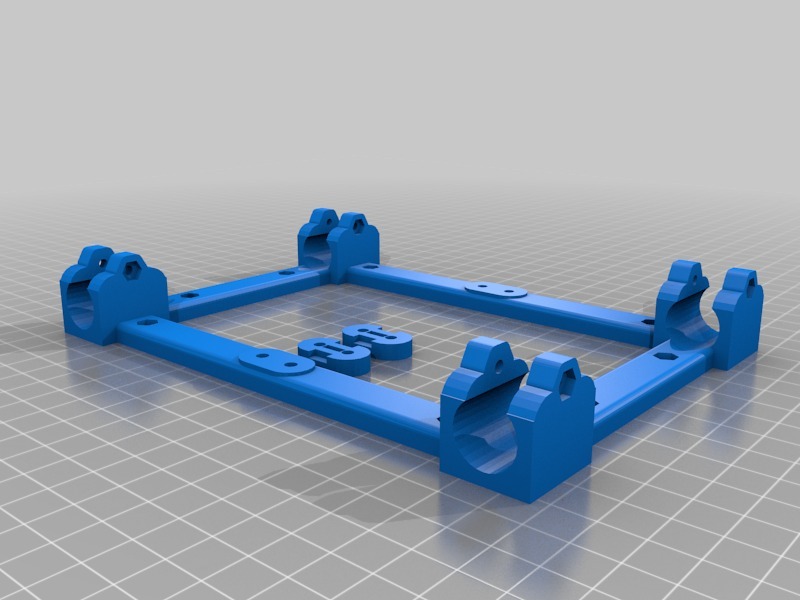 One piece X-axis carriage with LM8UU in Heeks
