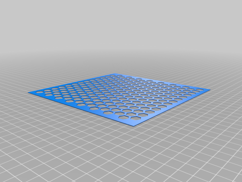 Airbrush Stencil/Template 1cm Hex Pattern Big