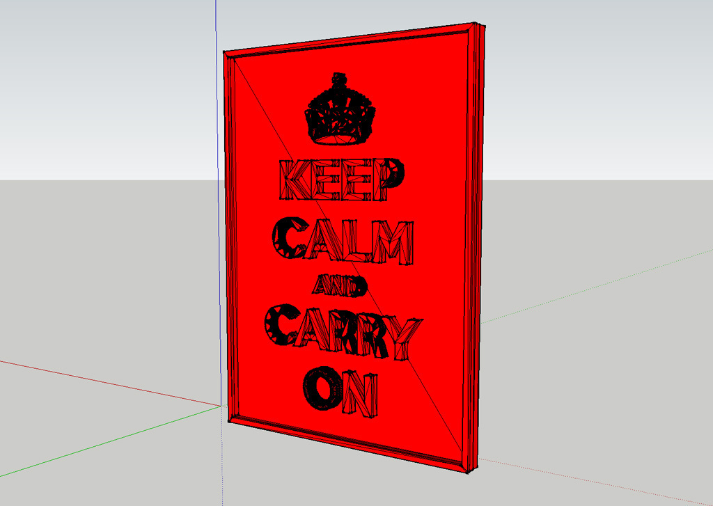 Keep Calm And Carry On poster