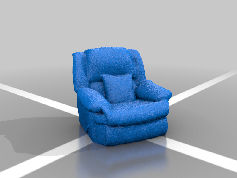 Recliner Chair - 3D Scanned