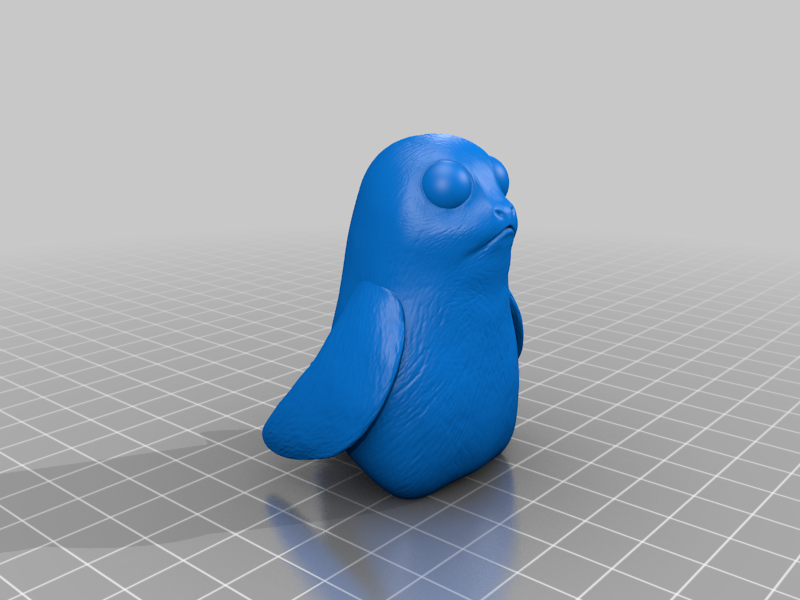 Sitting Porg
