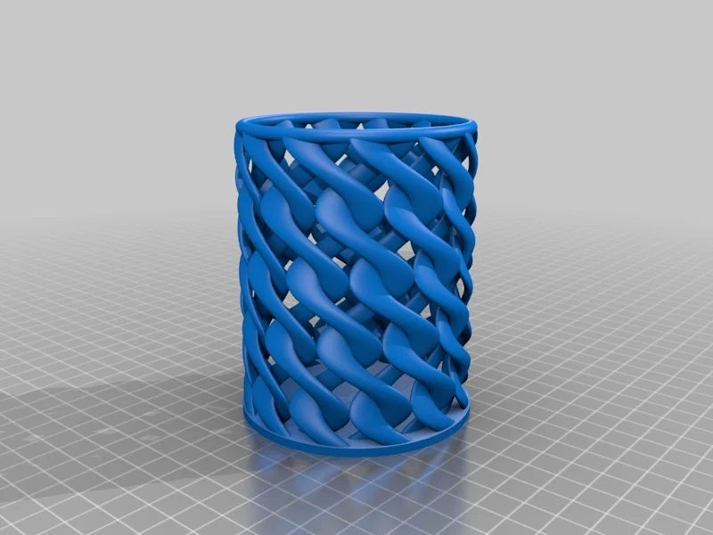 Spiral Pencil/Candle/Toothbrush Cup