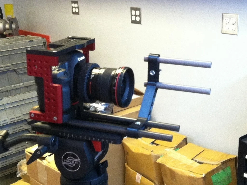 85mm offset rails for studio film/video