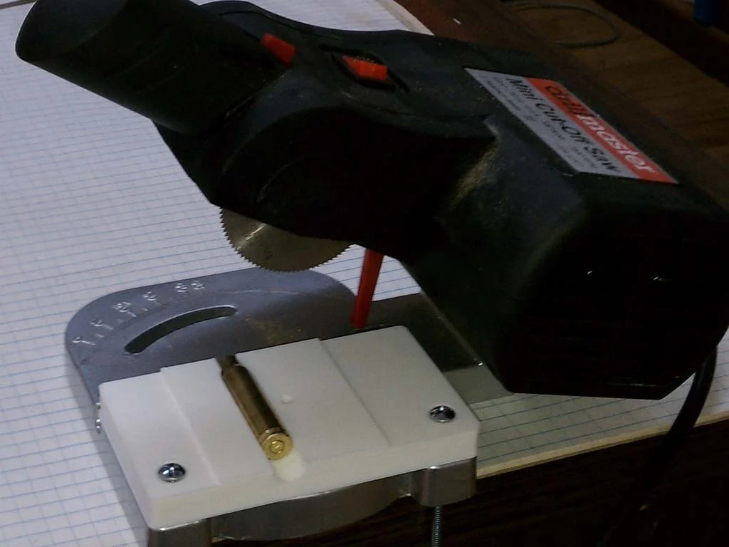 300 AAC / Blackout Brass Trimming jig for Cutoff Saw