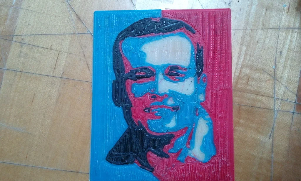 4-Color Self-Portrait