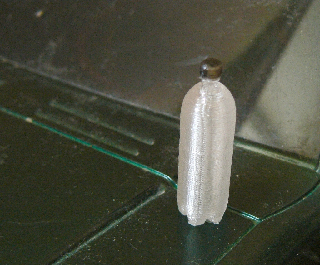 Plastic bottle model