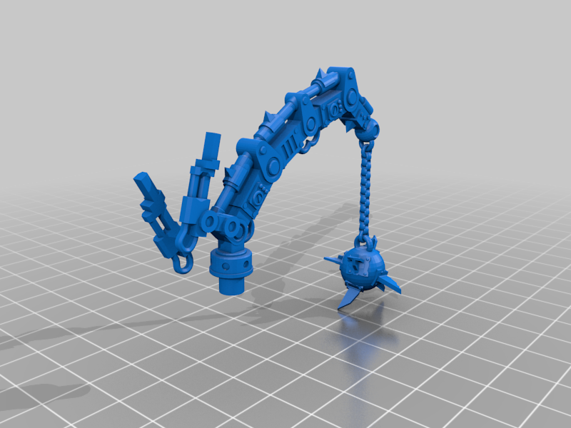 Scrap Wrecker crane and ball