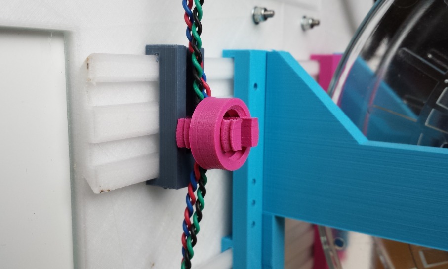 Cableclip for Ultimaker2 rails system (U2RS)