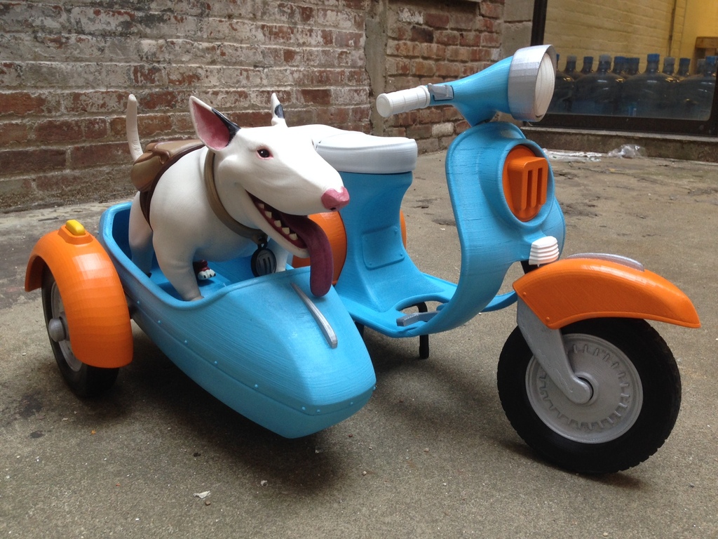 Bold Machines Presents Margo's Scooter and Sidecar