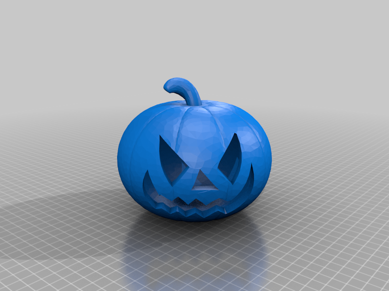 Pumpkin with or without scary face