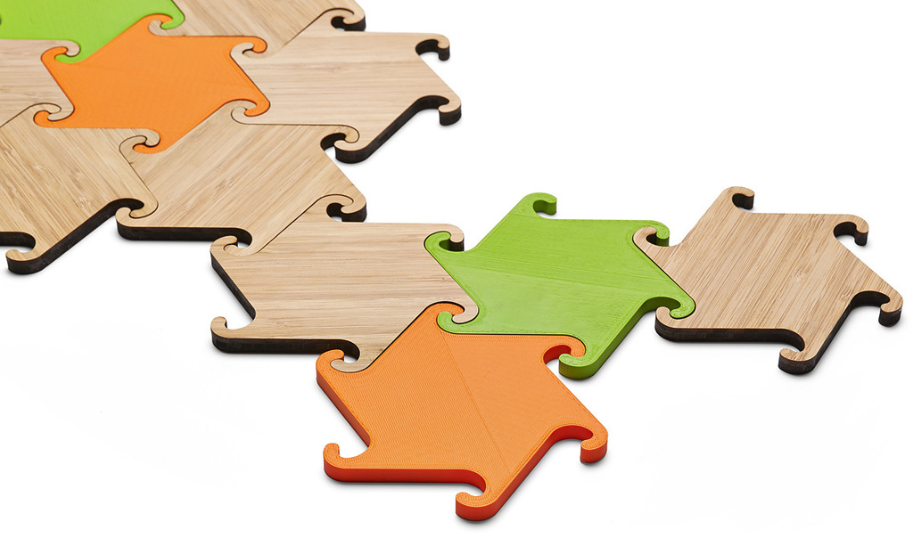 Zesch interlocking coasters