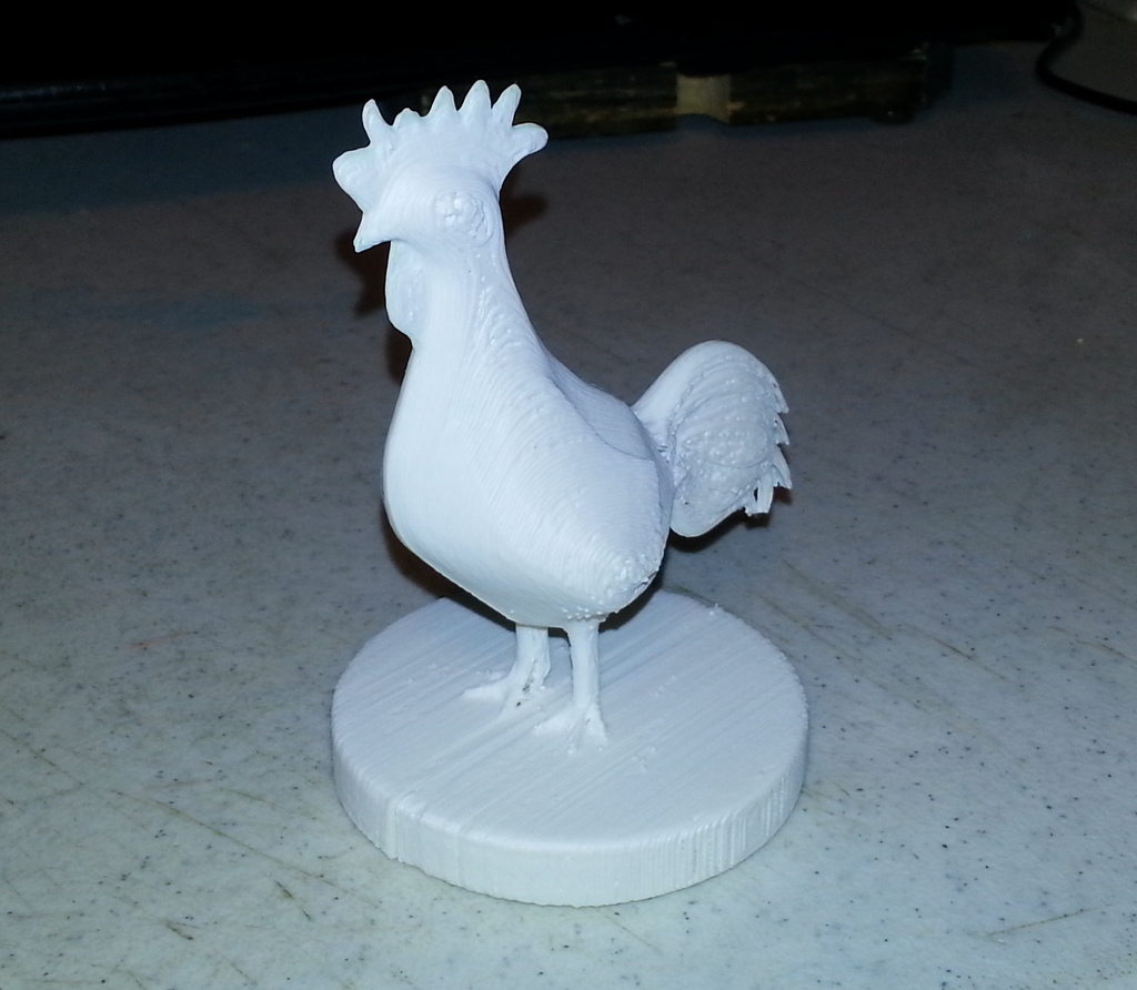 Proud Rooster Sliced to Print