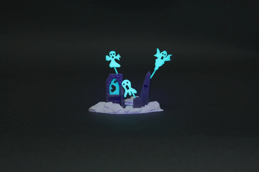 Glow-in-the-Dark Haunted Graveyard