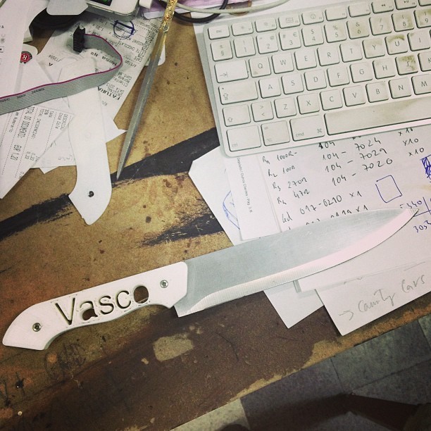 custom kitchen knife handle