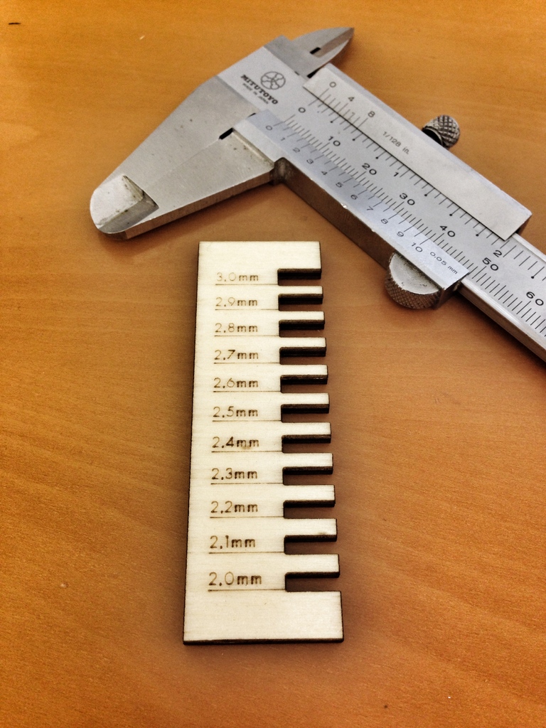 Thickness Gauge Template