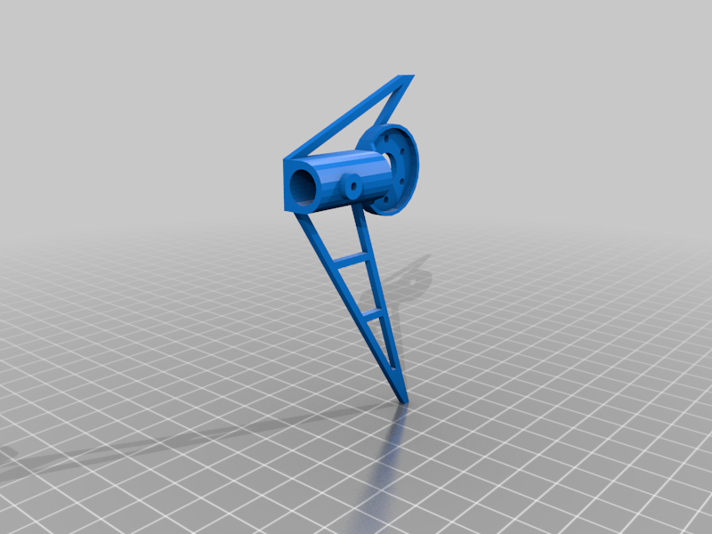 Blade 230s tail motor mount with fin