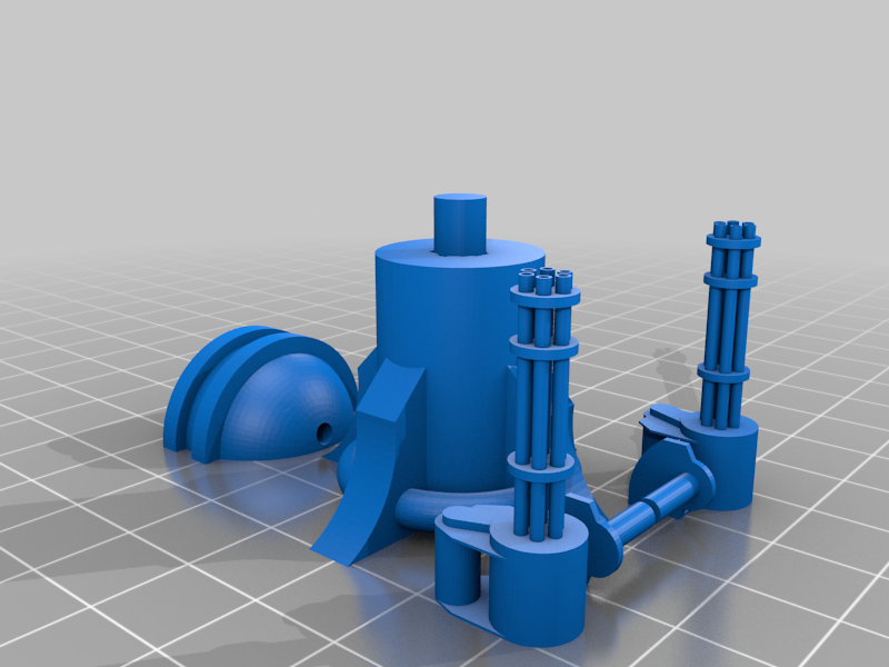 1:72 Gatling Cannon Red Alert Yuri's Revenge