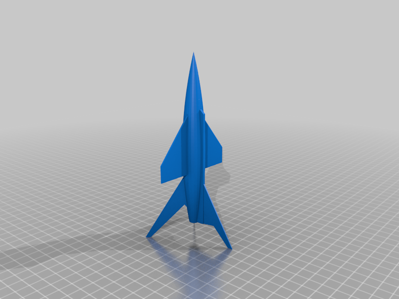 Flight to Mars Rocketship
