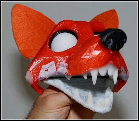 Fursuit or puppet head-base