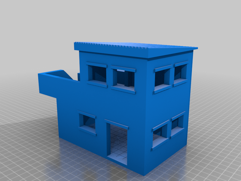 Two Story Building for 28mm Gaming