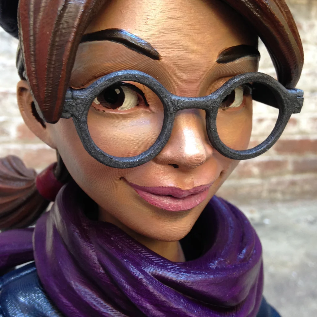 Bold Machines: Margo Main Character Model for The 3D Printed Movie