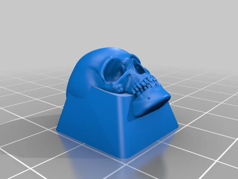 Human skull Keycap