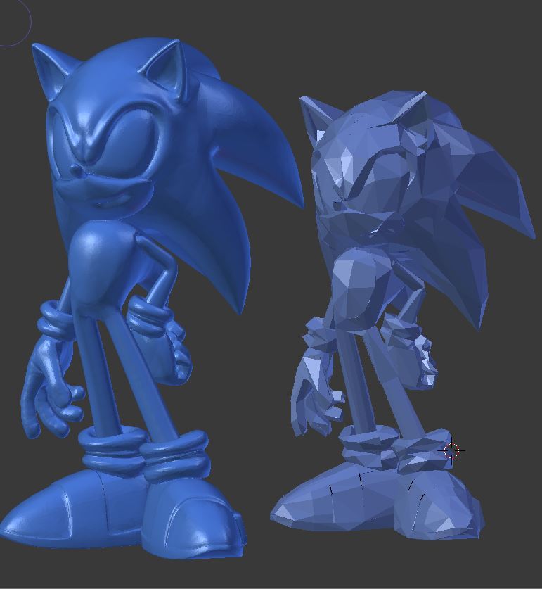 Sonic the Hedgehog Sculpt (21mb)