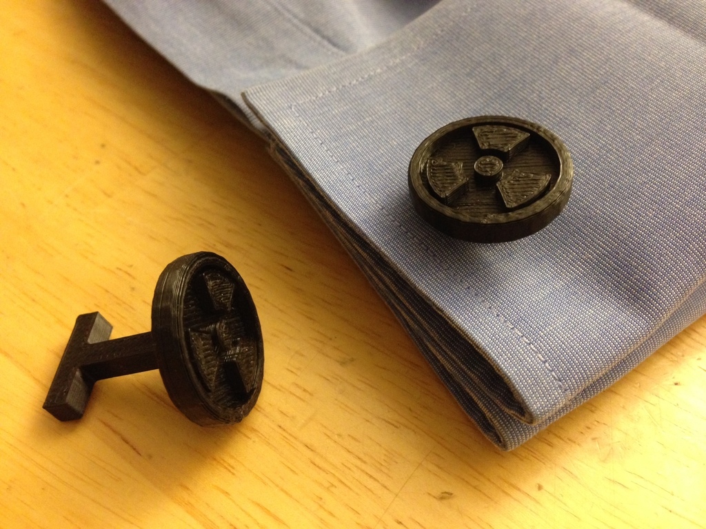 Radioactive Cufflinks