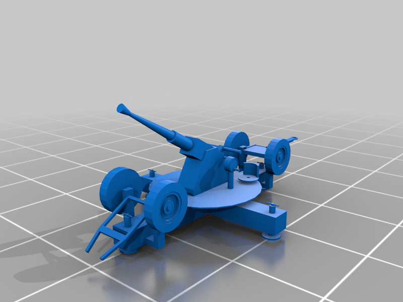 Soviet 37mm Model 1939 Anti-Aircraft Gun